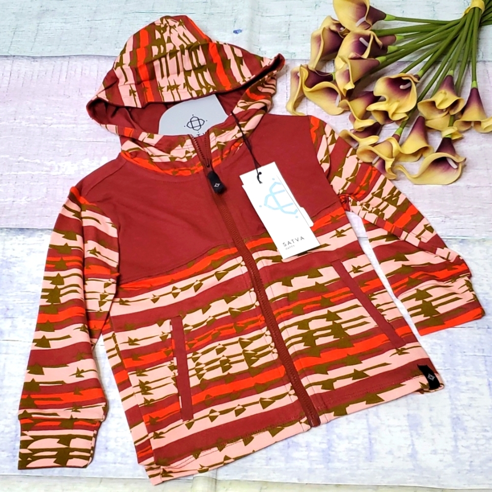 NWT Kid's Organic Activewear Full Zip Hoodie